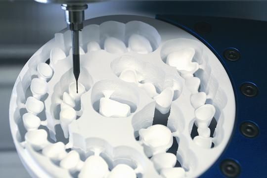 Крона большего Zirconia контура Biocompatibility полного зубоврачебная для зубоврачебной лаборатории