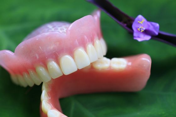 Горячий вылеченный Denture полного свода съемный акриловый полный
